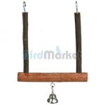 Κούνια Ξύλινη Με Κουδούνι